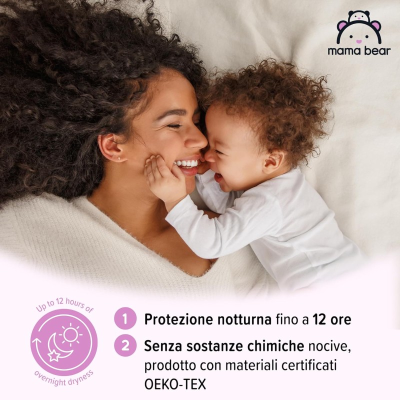 Marchio Amazon - Mama Bear Disney Pannolini ultra-asciutti, Taglia 5 (10-16 kg), Bianco, 152 Unità, 2 Confezioni da 76, PACCO MENSILE - Taglia 5 (10-16 kg)