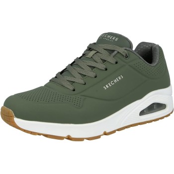 Skechers Uno Stand On Air, Scarpe da Ginnastica Uomo - 45 EU Olive White Gum