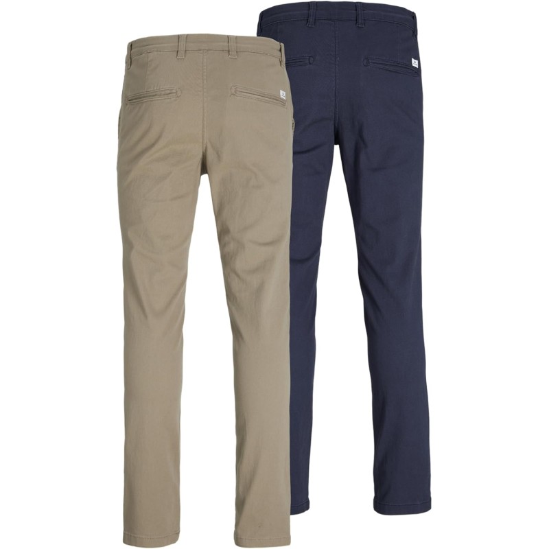 JACK & JONES Chino Trousers 2-Pack Slim Fit Chino Trousers - 29W / 30L Beige