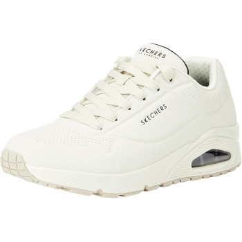 Skechers Uno Stand On Air, Scarpe da Ginnastica Uomo - 44 EU Off White Durabuck Mesh