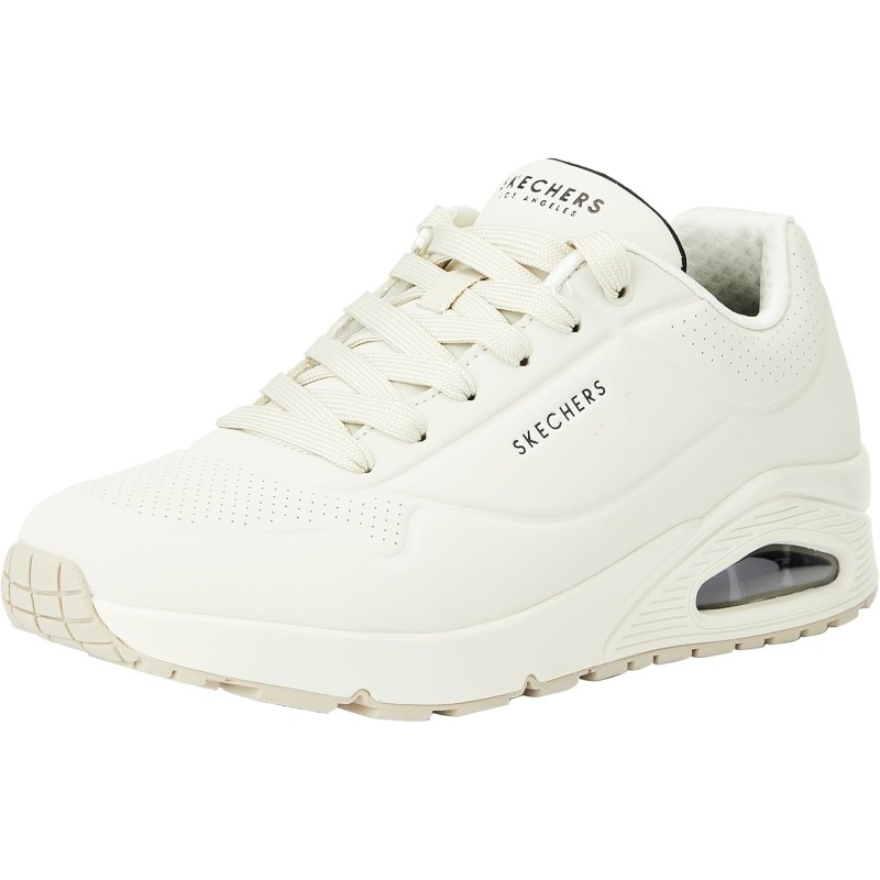 Skechers Uno Stand On Air, Scarpe da Ginnastica Uomo - 44 EU Off White Durabuck Mesh Skechers Uno Stand On Air, Scarpe da Ginnastica Uomo - 44 EU Off White Durabuck Mesh