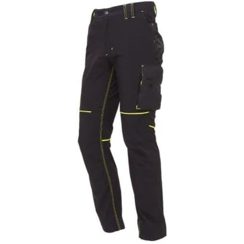 U-Power - Pantalon de Travail Slim Noir World XL Noir