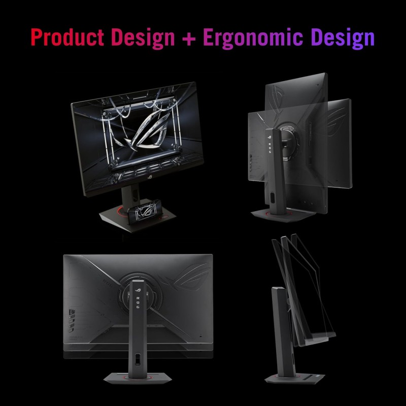 ASUS ROG Strix XG27ACS Monitor Gaming da 27” pollici 2560x1440, 180 Hz, Tempo di Risposta 1 ms (GTG), Fast IPS, Extreme Low Motion Blur Sync, USB-C, G-Sync, DisplayWidget Center, HDR, Nero - Nero ASUS ROG Strix XG27ACS Monitor Gaming da 27” pollici 2560x1440, 180 Hz, Tempo di Risposta 1 ms (GTG), Fast IPS, Extreme Low Motion Blur Sync, USB-C, G-Sync, DisplayWidget Center, HDR, Nero - Nero