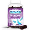 VITALDIN Melatonina Gummies – 1 mg per dose – 70 Caramelle Gommose (fornitura per 2 mesi) gusto Mora – Aiuta a Regolare il Ciclo del Sonno – Senza Glutine- per Bambini e Adulti