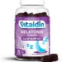 VITALDIN Melatonina Gummies – 1 mg per dose – 70 Caramelle Gommose (fornitura per 2 mesi) gusto Mora – Aiuta a Regolare il Ciclo del Sonno – Senza Glutine- per Bambini e Adulti