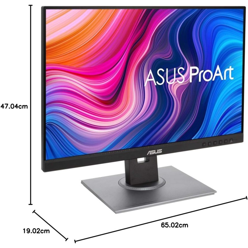 ASUS ProArt PA248QV Monitor Professionale 24.1”, WUXGA (1920x1080), IPS, Rapporto 16:10, 100percento sRGB e Rec.709, Precisione colore DeltaE < 2, ProArt Preset e Palette, Regolabile, Nero - 24"