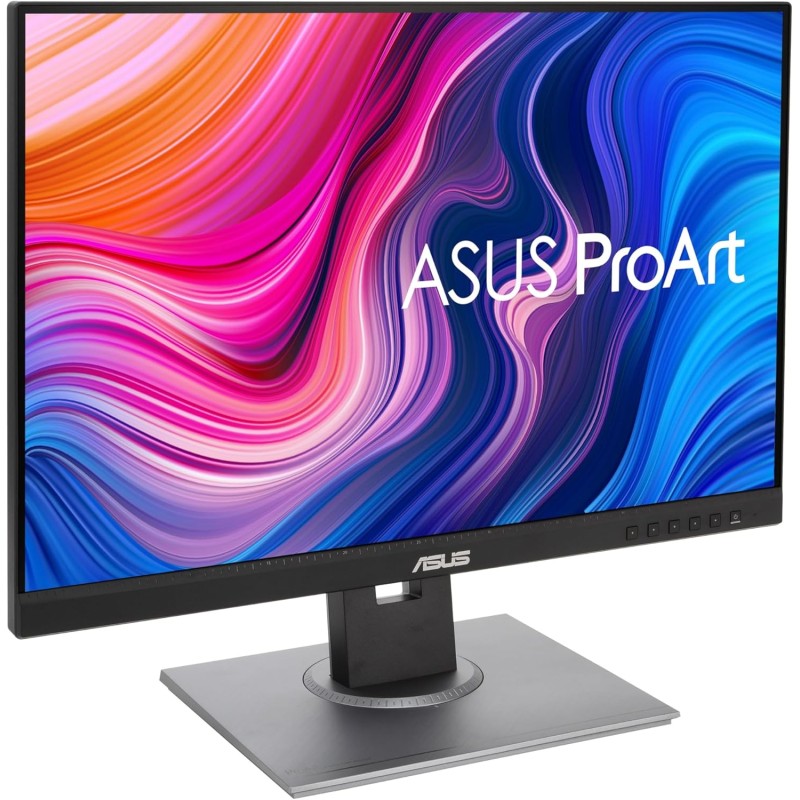 ASUS ProArt PA248QV Monitor Professionale 24.1”, WUXGA (1920x1080), IPS, Rapporto 16:10, 100percento sRGB e Rec.709, Precisione colore DeltaE < 2, ProArt Preset e Palette, Regolabile, Nero - 24"