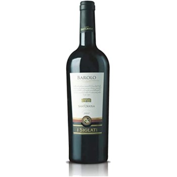 Casa Sant'Orsola - Vino Rosso Barolo D.O.C.G. Siglati, Gusto Secco, Rotondo, con Note di Liquirizia, 1x750 ml - 1x750ml