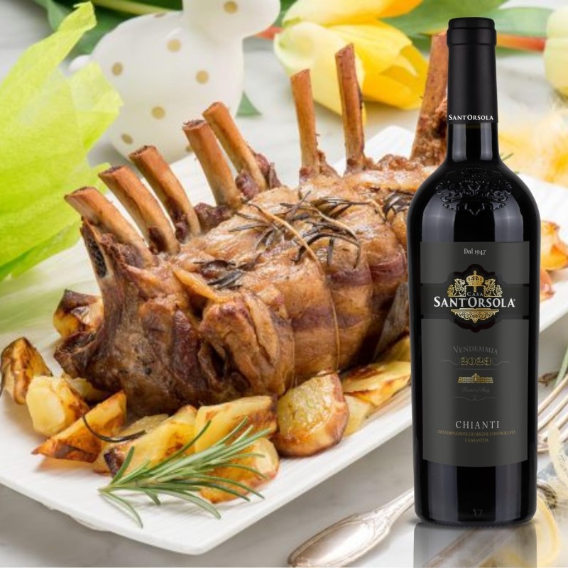 Casa Sant'Orsola - Vino Rosso Chianti D.O.C.G. 12%, Gusto Secco e Fruttato, 6x750 ml - 6x750ml Casa Sant'Orsola - Vino Rosso Chianti D.O.C.G. 12%, Gusto Secco e Fruttato, 6x750 ml - 6x750ml