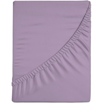 Zer0bed, Lenzuolo Sotto con Angoli Matrimoniale Tinta Unita 100% Cotone ANGOLO MAXI 30CM, 2 Piazze, Lilla, 180x200 - 180x200 + 30 Lilla