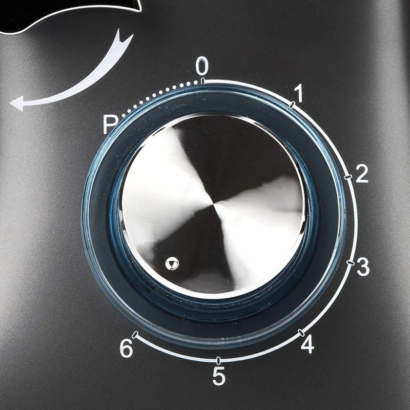 Girmi IM46 Impastatrice Planetaria, 1800 W Max, 8 Litri, 6 Velocità, Pulse, Contenitore inox, Dispositivo di sicurezza, Accessori inclusi, Grigio Antracite