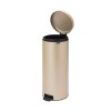 Brabantia - Pattumiera a pedale, Metallic Gold, 30L - 30 Litri Champagne Brabantia - Pattumiera a pedale, Metallic Gold, 30L - 30 Litri Champagne