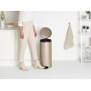 Brabantia - Pattumiera a pedale, Metallic Gold, 30L - 30 Litri Champagne Brabantia - Pattumiera a pedale, Metallic Gold, 30L - 30 Litri Champagne