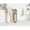 Brabantia - Pattumiera a pedale, Metallic Gold, 30L - 30 Litri Champagne Brabantia - Pattumiera a pedale, Metallic Gold, 30L - 30 Litri Champagne