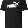 PUMA Ess Logo Tee T-Shirt Uomo (Pacco da 1) - L Puma Black