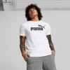 PUMA Ess Logo Tee T-Shirt Uomo (Pacco da 1) - M Puma White PUMA Ess Logo Tee T-Shirt Uomo (Pacco da 1) - M Puma White