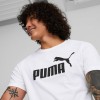 PUMA Ess Logo Tee T-Shirt Uomo (Pacco da 1) - M Puma White PUMA Ess Logo Tee T-Shirt Uomo (Pacco da 1) - M Puma White