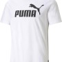 PUMA Ess Logo Tee T-Shirt Uomo (Pacco da 1) - M Puma White