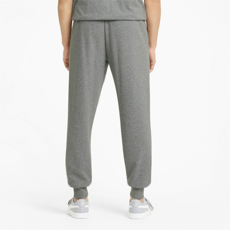 PUMA Essentials+ -Pantaloni con Logo in Pile Uomo - M Medium Gray Heather PUMA Essentials+ -Pantaloni con Logo in Pile Uomo - M Medium Gray Heather