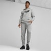 PUMA Essentials+ -Pantaloni con Logo in Pile Uomo - M Medium Gray Heather PUMA Essentials+ -Pantaloni con Logo in Pile Uomo - M Medium Gray Heather