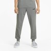 PUMA Essentials+ -Pantaloni con Logo in Pile Uomo - M Medium Gray Heather PUMA Essentials+ -Pantaloni con Logo in Pile Uomo - M Medium Gray Heather