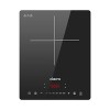 CIARRA CBTIH1 Piano Cottura a Induzione 2000W 8 Livelli Controllo Touch Sicurezza Multiplo Timer Spegnimento Automatico Blocco Bambini Vetro Ceramico Nero - 1 Burner