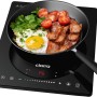 CIARRA CBTIH1 Piano Cottura a Induzione 2000W 8 Livelli Controllo Touch Sicurezza Multiplo Timer Spegnimento Automatico Blocco Bambini Vetro Ceramico Nero - 1 Burner