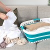 Beldray LA072979TQEU Cestello per bucato, curvo e sagomato per adattarsi al corpo, design ovale che abbracia i fianchi, cestello pieghevole, manici ergonomici per trasporto antiscivolo, 37 l, turchese - Turchese Beldray LA072979TQEU Cestello per bucato, curvo e sagomato per adattarsi al corpo, design ovale che abbracia i fianchi, cestello pieghevole, manici ergonomici per trasporto antiscivolo, 37 l, turchese - Turchese