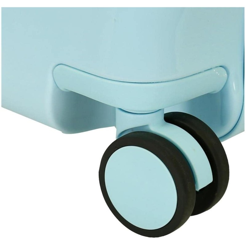 Disney Enjoy the Day Valigia per Bambini, 38 cm, Blu (Turchese) - Turchese