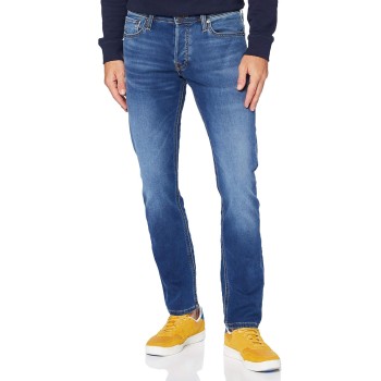 Jack&Jones Jeans Slim Elasticizzato - 28W / 30L Blu (Denim)