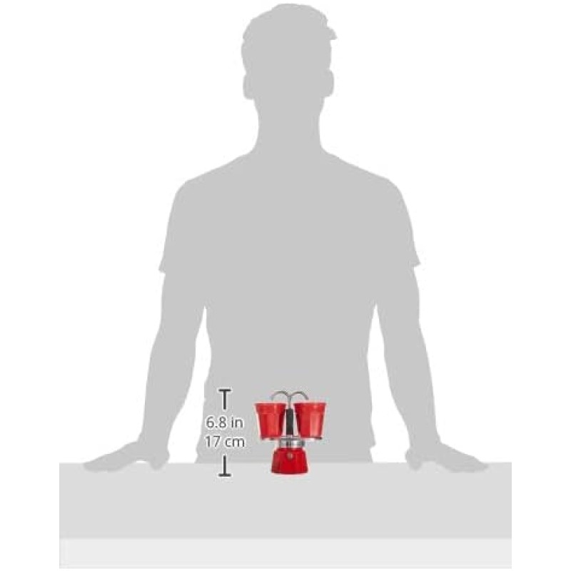 Bialetti SET MINI EXPRESS, 8006363030489, 2 tazze - Rosso