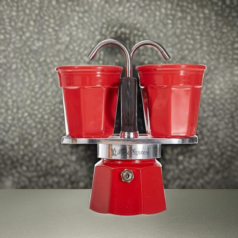 Bialetti SET MINI EXPRESS, 8006363030489, 2 tazze - Rosso