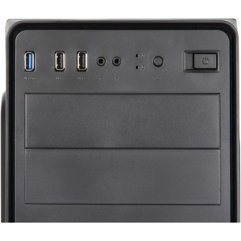 Case VulTech ATX VCO-A2699 senza alimentatore, computer case compatto 1x USB 3.0, 2x USB 2.0, colore nero - Senza alimentatore Case VulTech ATX VCO-A2699 senza alimentatore, computer case compatto 1x USB 3.0, 2x USB 2.0, colore nero - Senza alimentatore