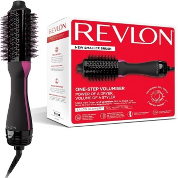 REVLON One-Step Asciugacapelli Volumizzante per capelli da medi a corti One-Step, Tecnologia Ionica e Ceramica RVDR5282UKE, Capelli Corti, kurze Haare