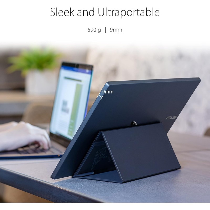 ASUS ZenScreen MB14AC Portable USB Monitor, 14", IPS Full HD, Hybrid Signal Solution, USB Type-C, Flicker Free, Blue Light Filter, Anti-glare surface ASUS ZenScreen MB14AC Portable USB Monitor, 14", IPS Full HD, Hybrid Signal Solution, USB Type-C, Flicker Free, Blue Light Filter, Anti-glare surface
