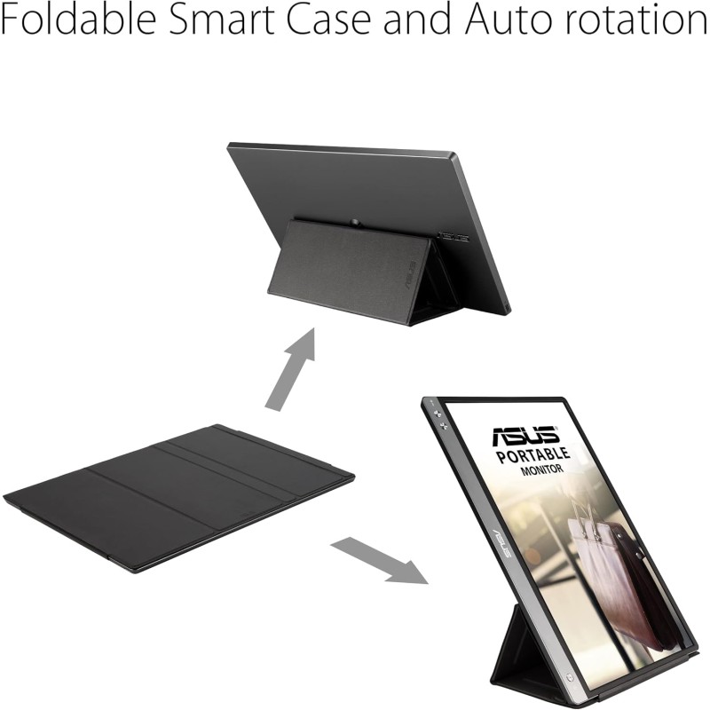 ASUS ZenScreen MB14AC Portable USB Monitor, 14", IPS Full HD, Hybrid Signal Solution, USB Type-C, Flicker Free, Blue Light Filter, Anti-glare surface ASUS ZenScreen MB14AC Portable USB Monitor, 14", IPS Full HD, Hybrid Signal Solution, USB Type-C, Flicker Free, Blue Light Filter, Anti-glare surface