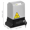 VEVOR 4M Cancello Scorrevole, Apricancello per Garage Elettrico, Porte Scorrevoli per Operatore, Facile da installare per Telecomando Porte da Garage (600KG)