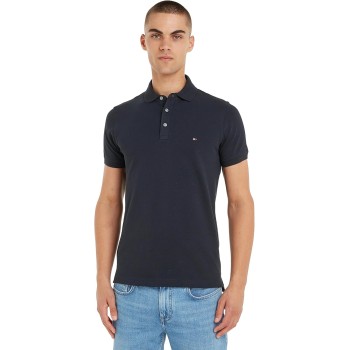 Tommy Hilfiger Uomo Maglietta Polo Maniche Corte 1985 Slim Fit - XL Blu (Desert Sky) Tommy Hilfiger Uomo Maglietta Polo Maniche Corte 1985 Slim Fit - XL Blu (Desert Sky)