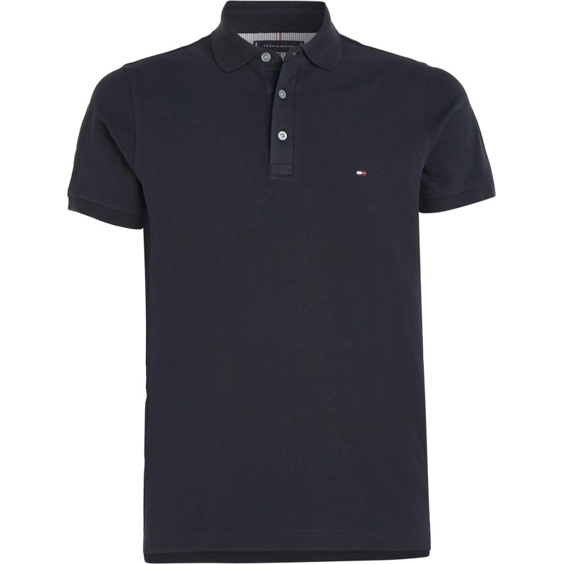 Tommy Hilfiger Uomo Maglietta Polo Maniche Corte 1985 Slim Fit - XL Blu (Desert Sky) Tommy Hilfiger Uomo Maglietta Polo Maniche Corte 1985 Slim Fit - XL Blu (Desert Sky)