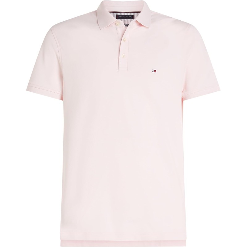 Tommy Hilfiger Uomo Maglietta Polo Maniche Corte 1985 Slim Fit - XS Rosa (Light Pink) Tommy Hilfiger Uomo Maglietta Polo Maniche Corte 1985 Slim Fit - XS Rosa (Light Pink)