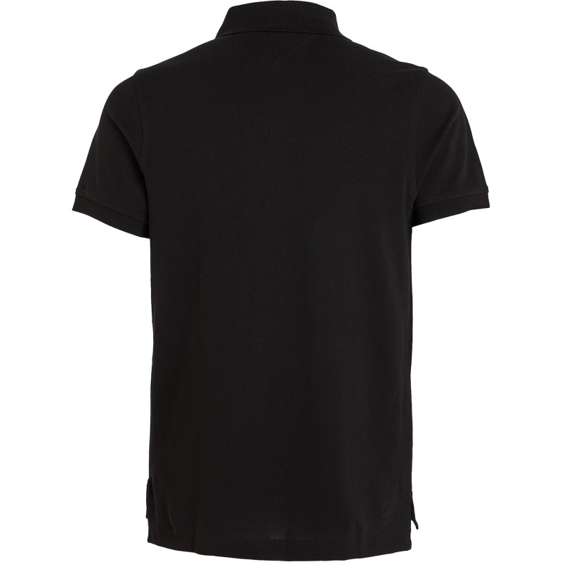 Tommy Hilfiger Uomo Maglietta Polo Maniche Corte 1985 Slim Fit - 3XL Nero (Black) Tommy Hilfiger Uomo Maglietta Polo Maniche Corte 1985 Slim Fit - 3XL Nero (Black)
