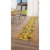 PETTI Artigiani Italiani - Tappeto Cucina Passatoia Cucina Antiscivolo e Lavabile 52x180 cm Disegno Lemon 100% Made in Italy - 52 x 180 cm (Rettangolare) Lemon