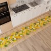 PETTI Artigiani Italiani - Tappeto Cucina Passatoia Cucina Antiscivolo e Lavabile 52x180 cm Disegno Lemon 100% Made in Italy - 52 x 180 cm (Rettangolare) Lemon