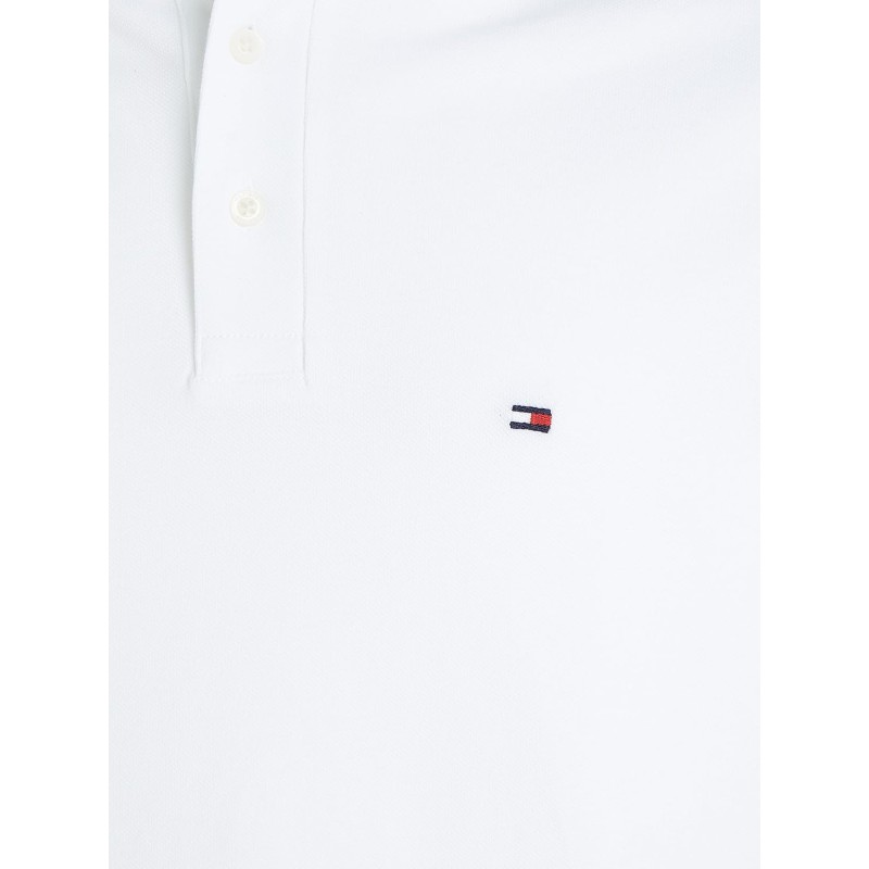 Tommy Hilfiger Uomo Maglietta Polo Maniche Corte 1985 Slim Fit - S Bianco (White) Tommy Hilfiger Uomo Maglietta Polo Maniche Corte 1985 Slim Fit - S Bianco (White)
