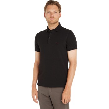Tommy Hilfiger Uomo Maglietta Polo Maniche Corte 1985 Slim Fit - XXL Nero (Black) Tommy Hilfiger Uomo Maglietta Polo Maniche Corte 1985 Slim Fit - XXL Nero (Black)