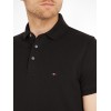 Tommy Hilfiger Uomo Maglietta Polo Maniche Corte 1985 Slim Fit - S Nero (Black) Tommy Hilfiger Uomo Maglietta Polo Maniche Corte 1985 Slim Fit - S Nero (Black)