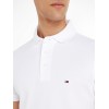 Tommy Hilfiger Uomo Maglietta Polo Maniche Corte 1985 Slim Fit - M Bianco (White) Tommy Hilfiger Uomo Maglietta Polo Maniche Corte 1985 Slim Fit - M Bianco (White)