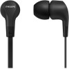 PHILIPS Cuffie con Cavo/Controlli Integrati, Audio Nitido, Bassi Potenti, Tenuta Comoda/Cuffie con Filo/Auricolari con Cavo TAE1105BK/00 - Nero