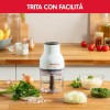 Moulinex DJ5201 Moulinette Essential, 4 Lame Affilate, Trita, Mescola e Sminuzza, Tritatutto, Capacità Recipiente 400 ml, 300 W, Bianco - 300w