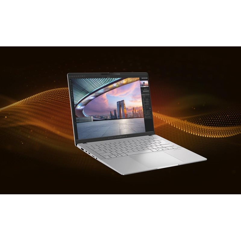 ASUS Vivobook S 14 OLED M5406WA#B08H1KCVGC, Notebook in alluminio con Monitor 14" OLED Anti-glare, Copilot+ PC, Processore AMD Ryzen AI 9 HX 370, RAM 32GB, 1TB SSD PCIE, Windows 11 Home, Argento - RAM 32GB / 1TB SSD